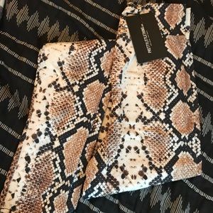 PLT high waist snake print legging! Super soft NWT